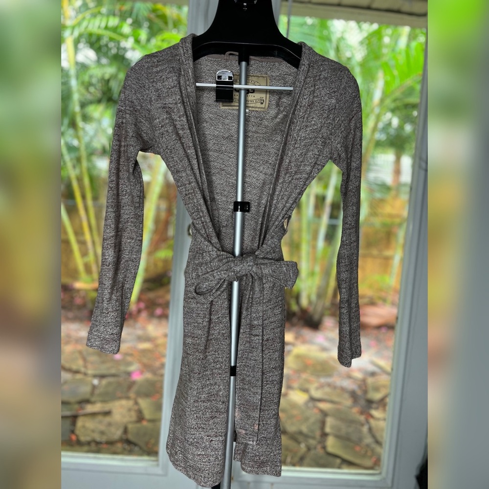 UGG Brown and White Robe Extra Small
